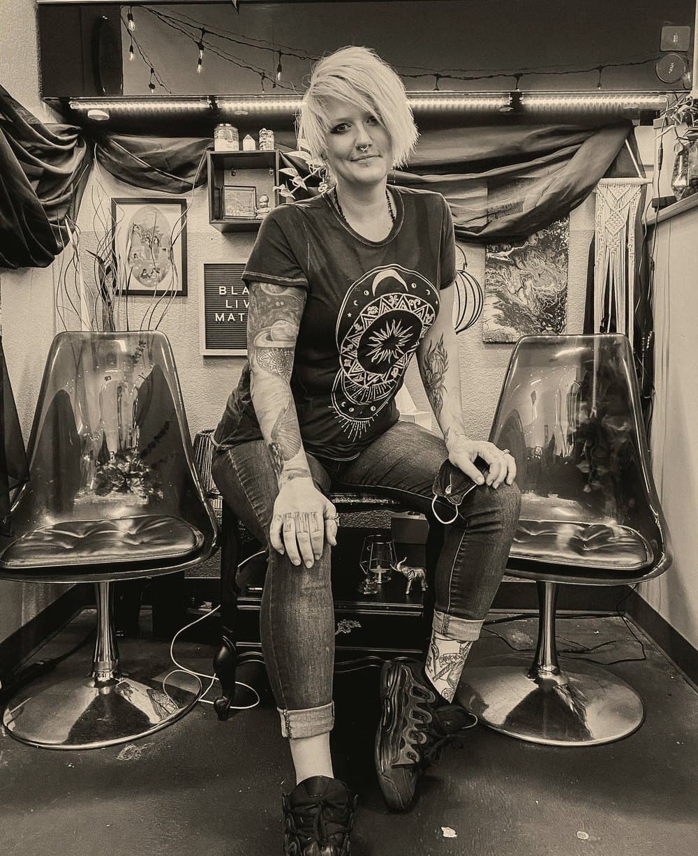 Jocelyn McGregor, tattoo artist who uses InkDesk
